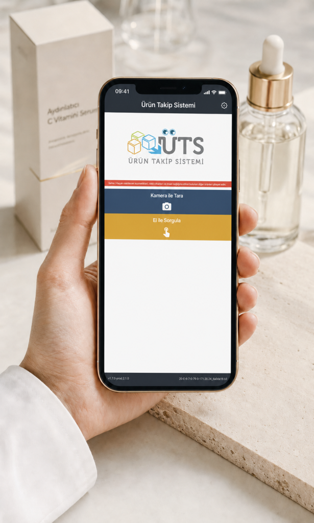 ÜTS bildirimi ve kozmetik ürünlerde Ürün Takip Sistemi