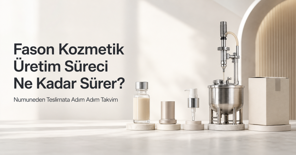Fason kozmetik üretim süreci ortalama ne kadar sürer