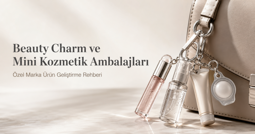 Fason kozmetik üretiminde şık ve modern kozmetik ambalajları