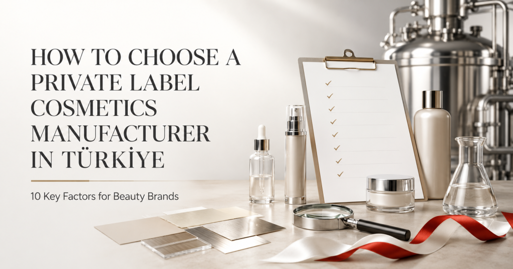 How to choose a private label cosmetics manufacturer in Türkiye