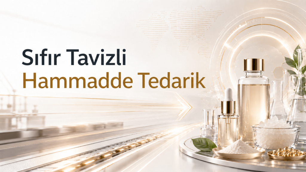 Sıfır Tavizli Hammadde Tedariki Sıfır tavizli hammadde tedariki ile fason kozmetik üretimi