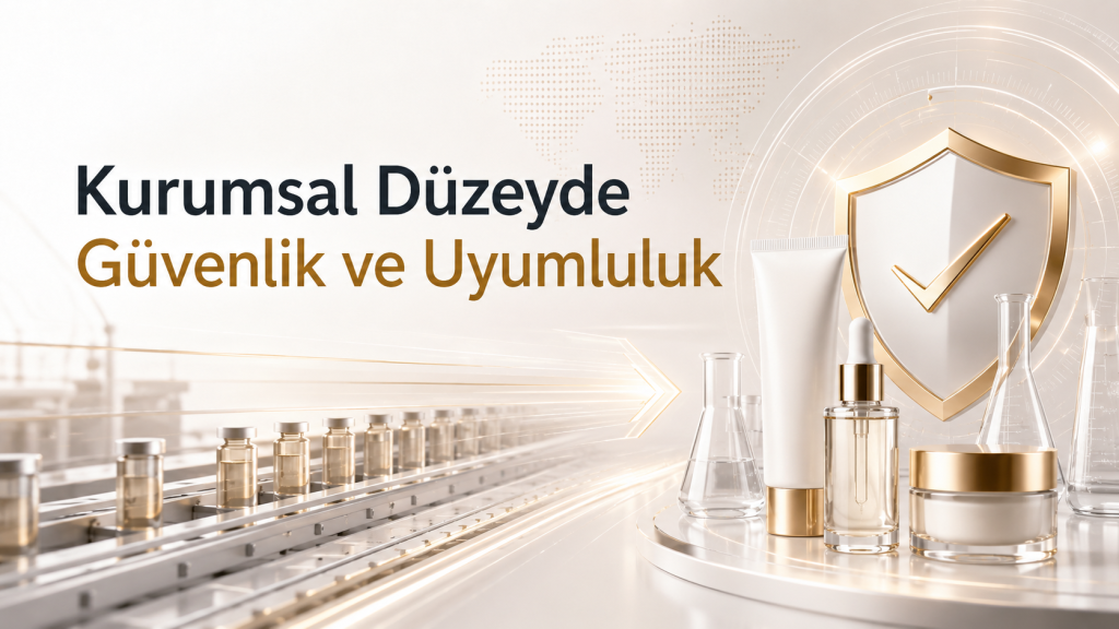 Kurumsal Düzeyde Güvenlik ve Uyumluluk Kurumsal düzeyde güvenlik ve uyumluluk sağlayan fason kozmetik üretim tesisi