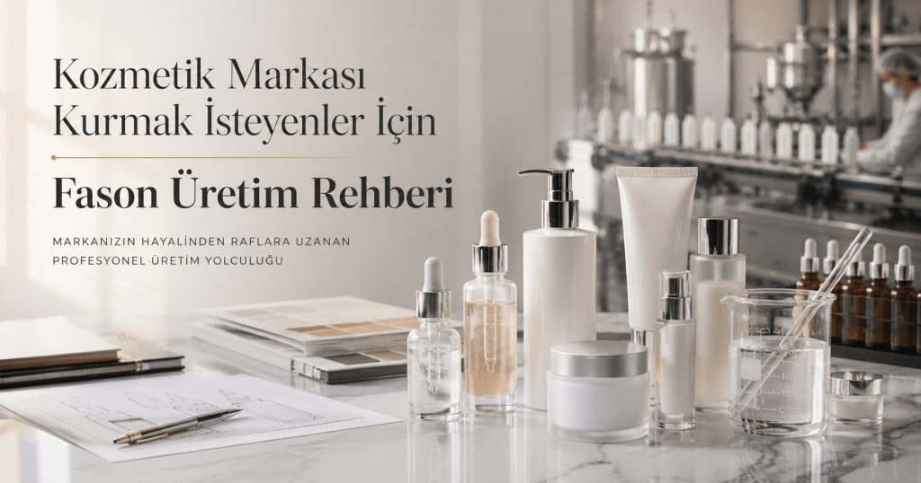 Kozmetik markası kurmak isteyenler için fason kozmetik üretim rehberi ve private label üretim süreci