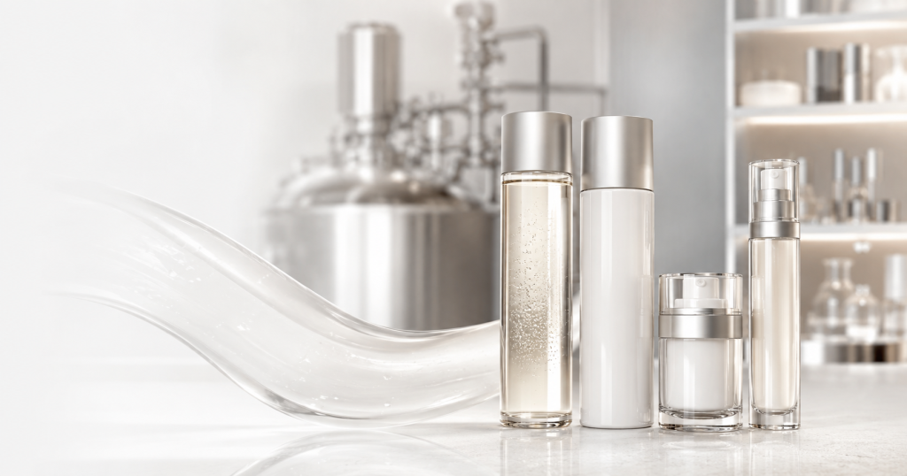 K-Beauty private label cilt bakım serisi geliştirme ve kozmetik üretimi